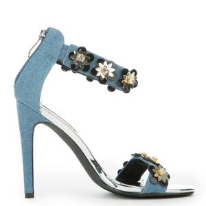 Cape RobbinWomen's Suzzy-64 High Heel Denim Blue